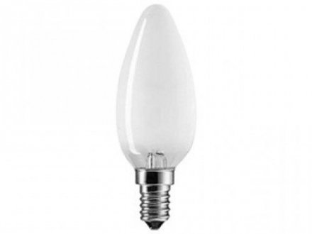 Лампа накал. Camelion свеча матовая Е14 40W 40/B/FR/E14 318288