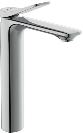 Смеситель для раковины высокий ODRA однорычажный клик клак 63054