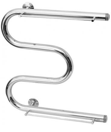 Полотенцесушитель водяной ТЕРА М-с полкой 600х400  нар.р. 1 (ПСВ-06-08) без кронш.