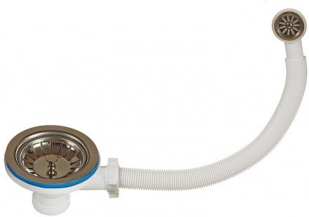 Выпуск 3 1/2  А-5007-1 с переливом для керамогранитной круглый (О)